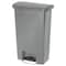 Rubbermaid Commercial Slim Jim Resin Step-On Container, Front Step Style, 13 gal, Gray 1883602 - alternate 1